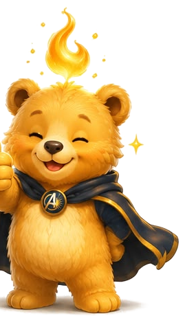 The Solar Bear giving a thumbs up